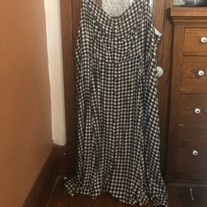 Gingham midi sundress